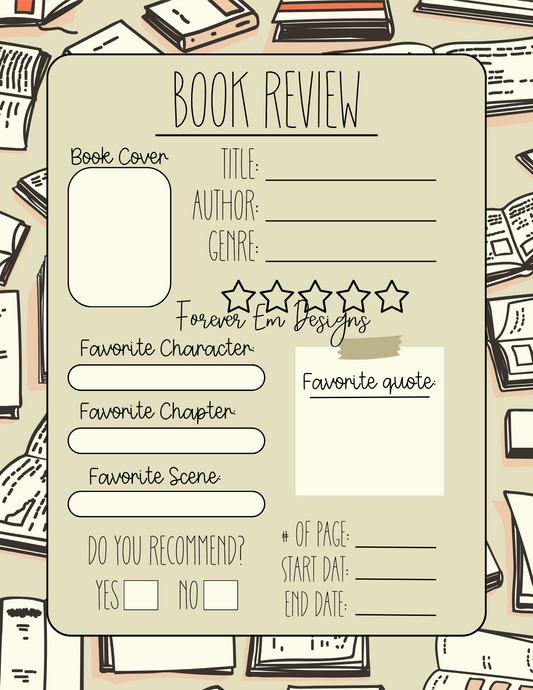 Book Review Template