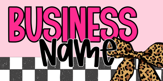 Preppy/leopard bow Facebook Cover