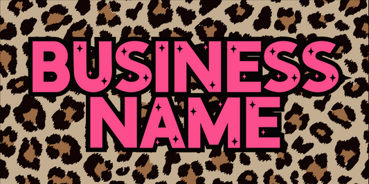 Pink/Neutral Leopard Facebook Cover