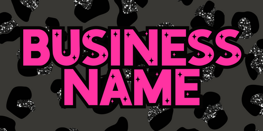 Pink/Black Leopard Facebook Cover