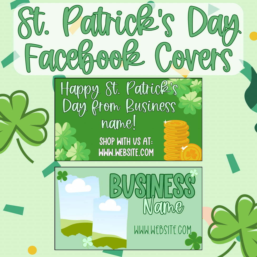 St. Patrick’s Day Facebook Covers- 2024