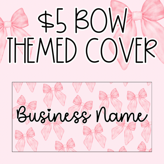 Bow Facebook Cover (Cursive)