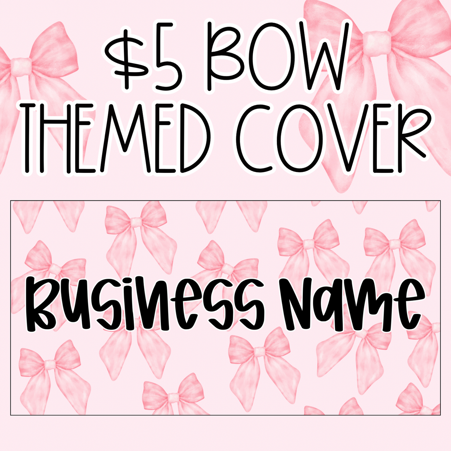 Bow Facebook Cover (Handwritten)