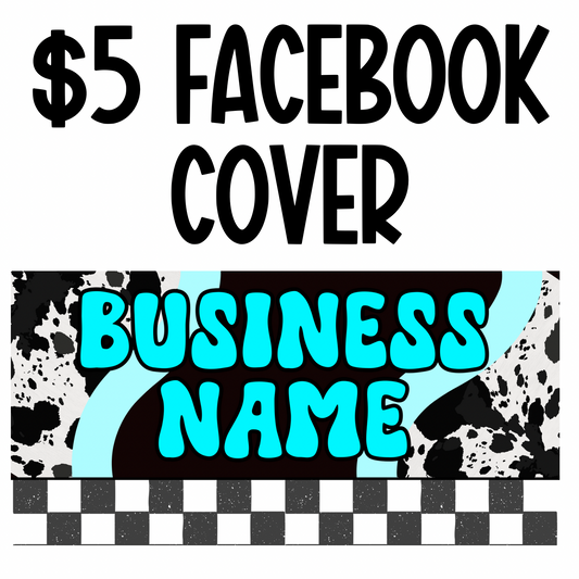 Cow Print/Checkered Facebook Cover