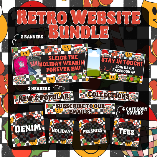 Retro Christmas Website Bundle