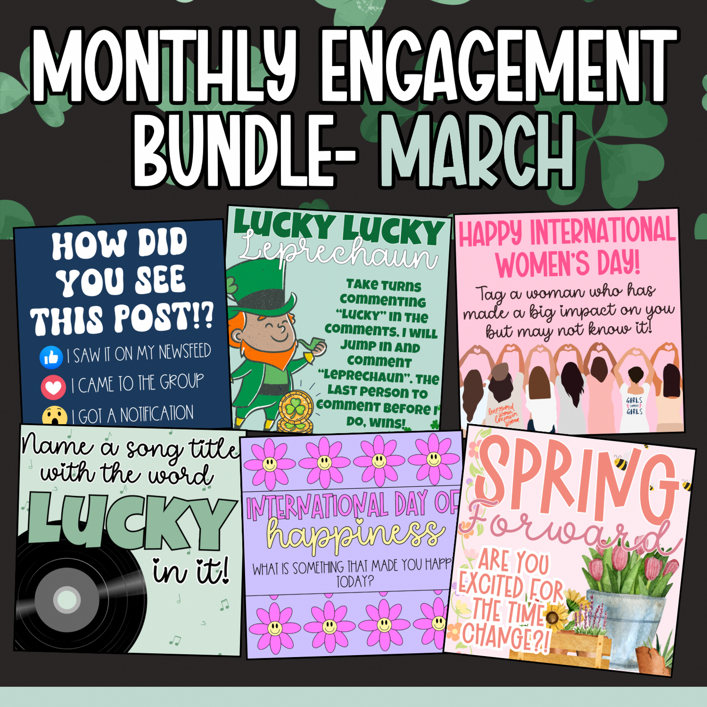 Monthly Engagement Bundle- March