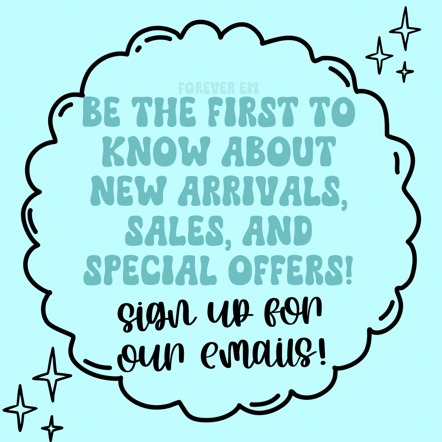 Sign up for email individual graphic