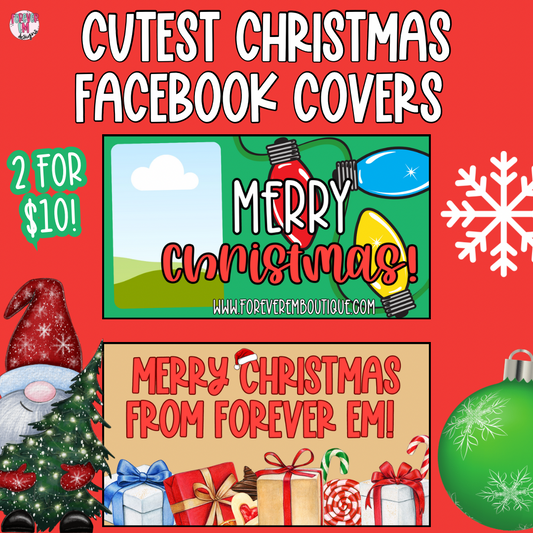 Classic Christmas Facebook Covers