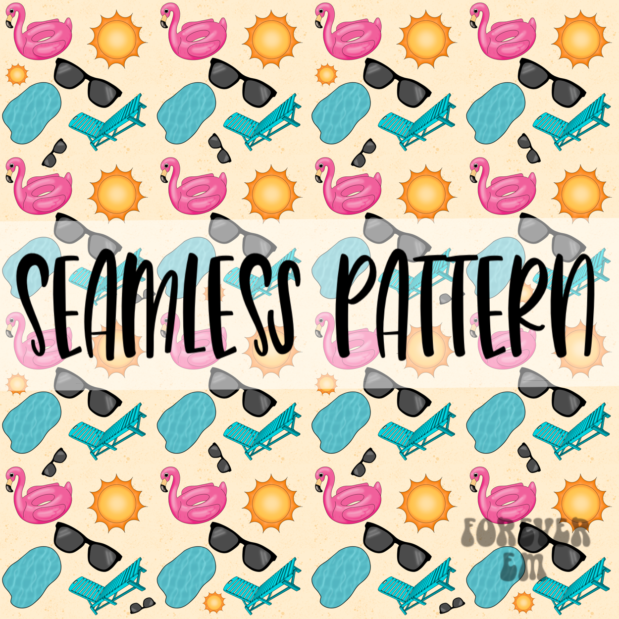 Summer days - SEAMLESS PATTERN