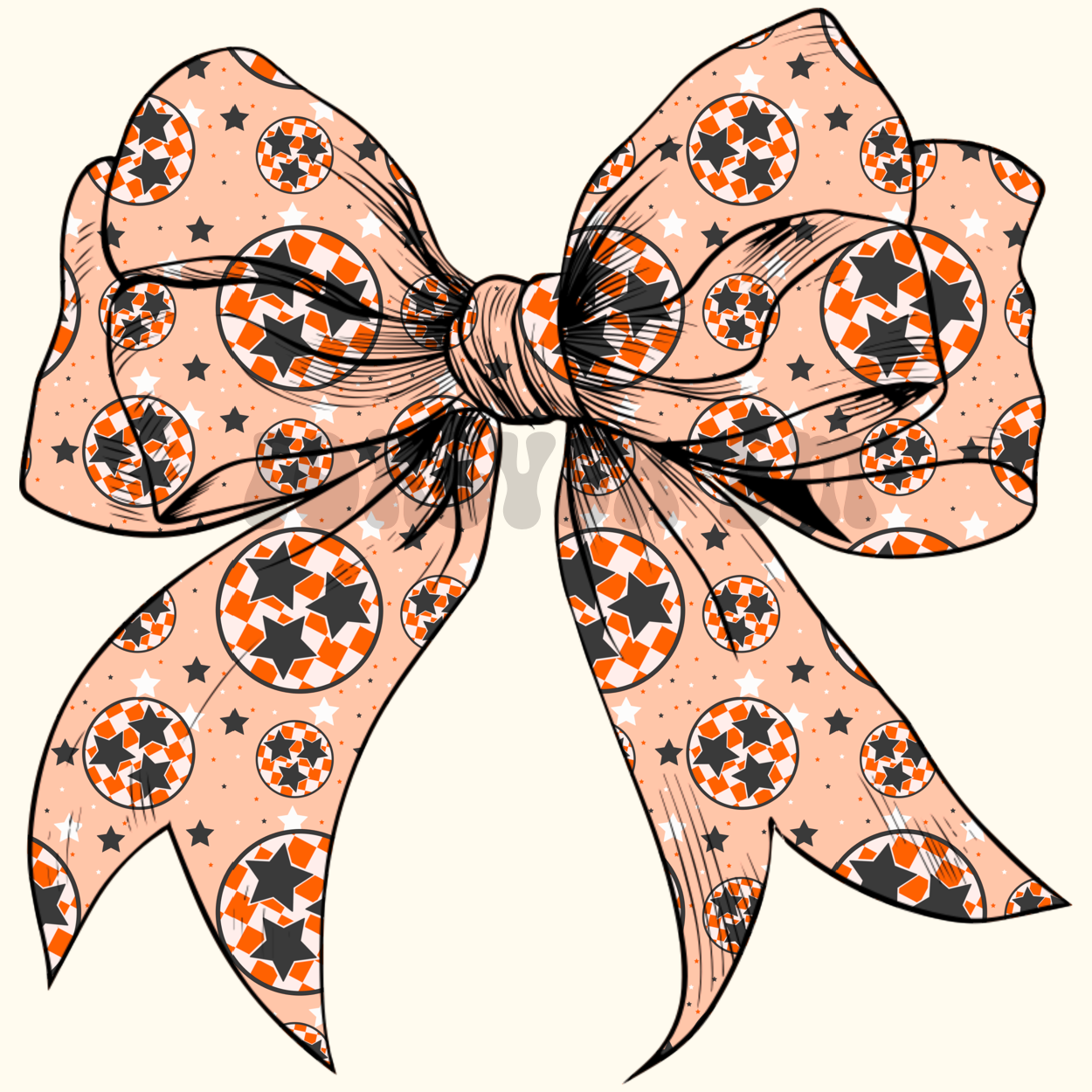 Tennessee TriStar Conquette Bow PNG