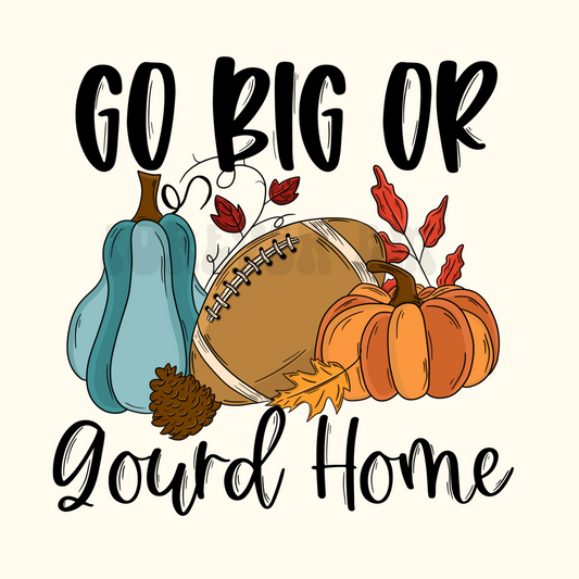 Go big or Gourd home PNG