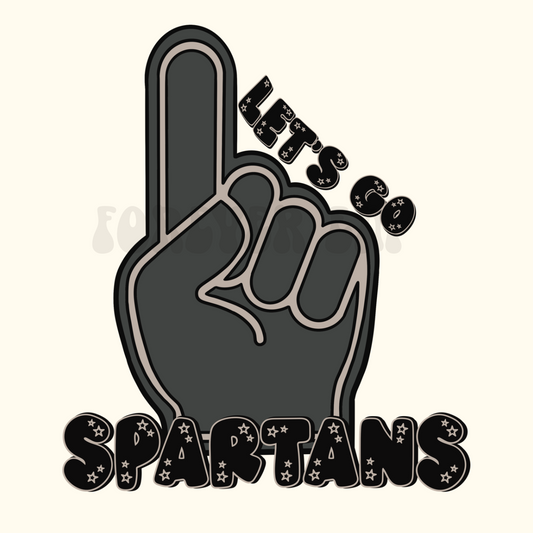 Spartans Foam Finger PNG