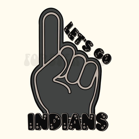 Indians Foam finger png