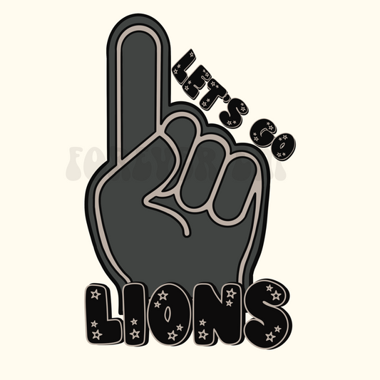 Lions Foam Finger PNG