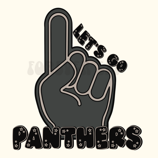 Panthers foam finger png