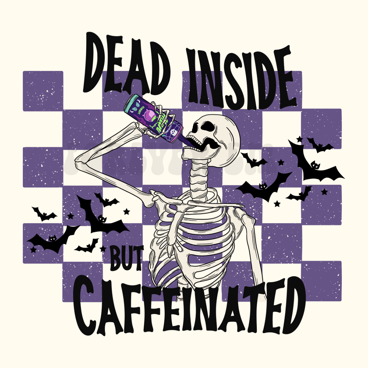 Dead inside but caffeinated PNG