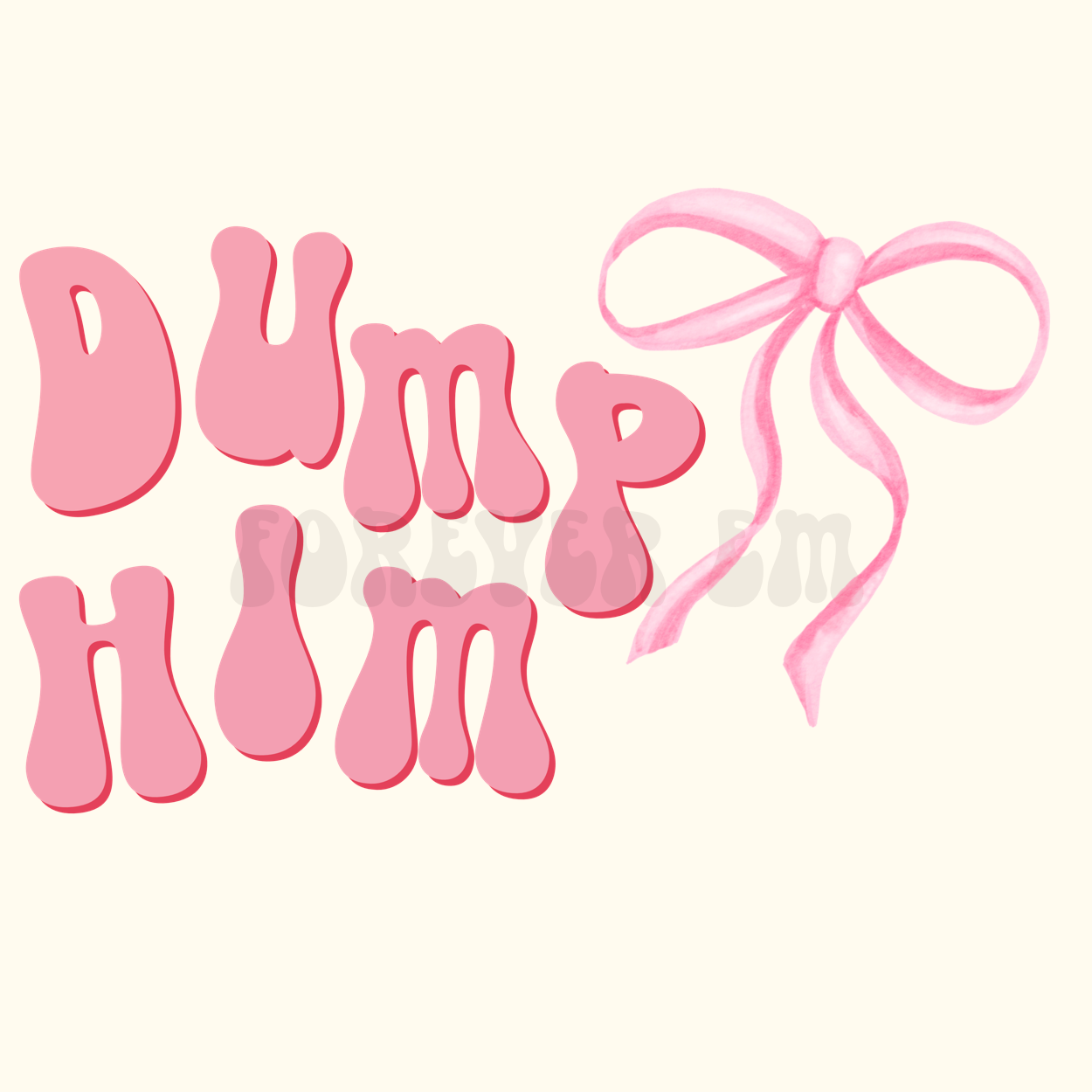 Dump him bow png