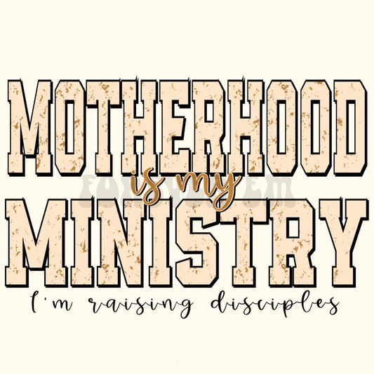 Motherhood is my ministry splatter png