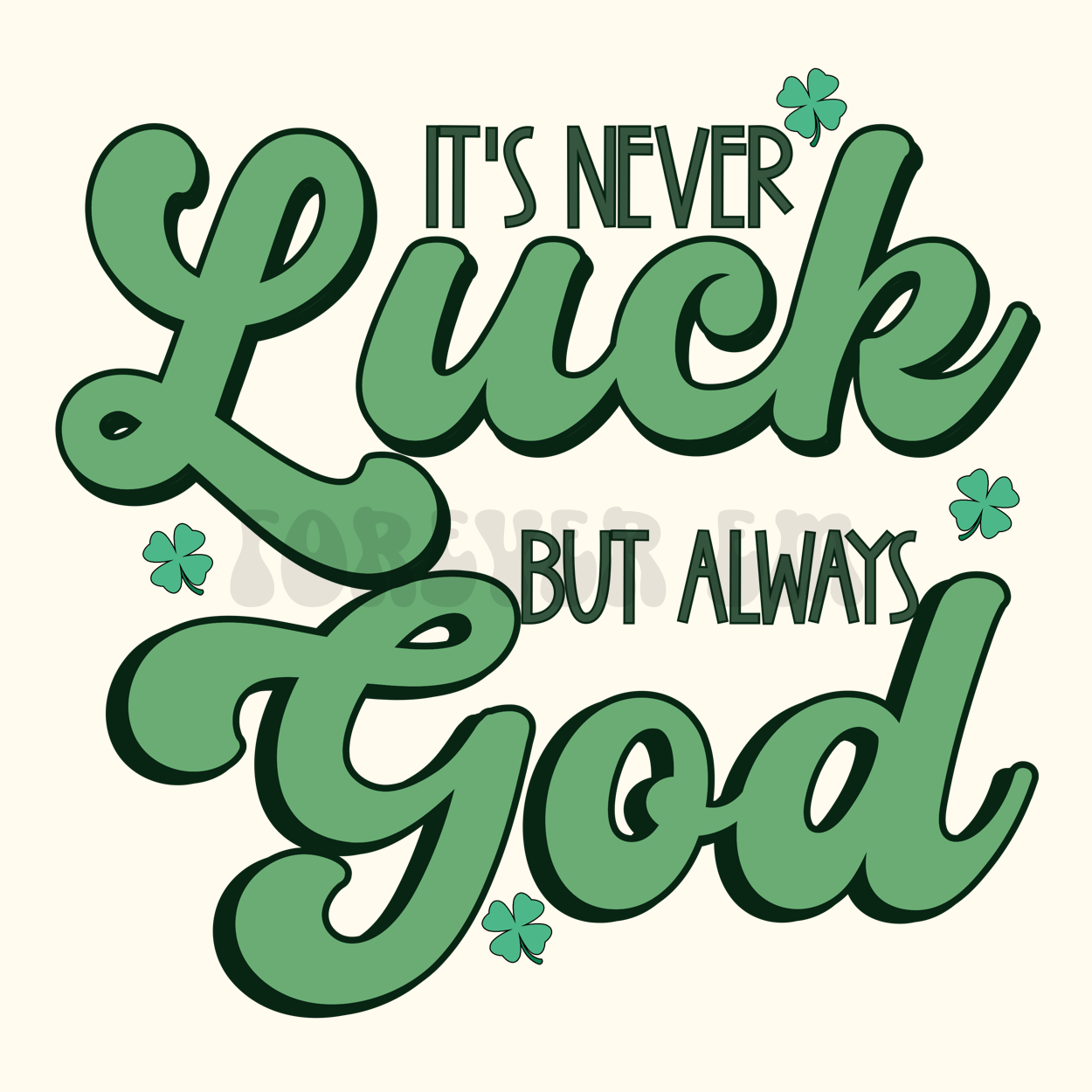 Never luck but always god png