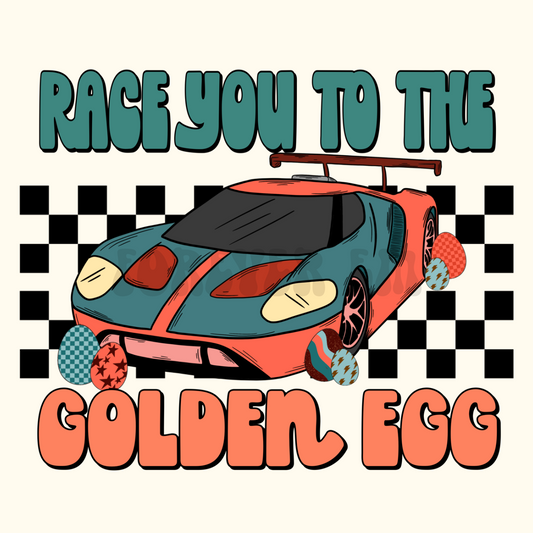 Race you to the golden egg png